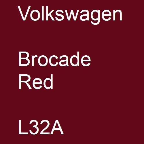 Volkswagen, Brocade Red, L32A.